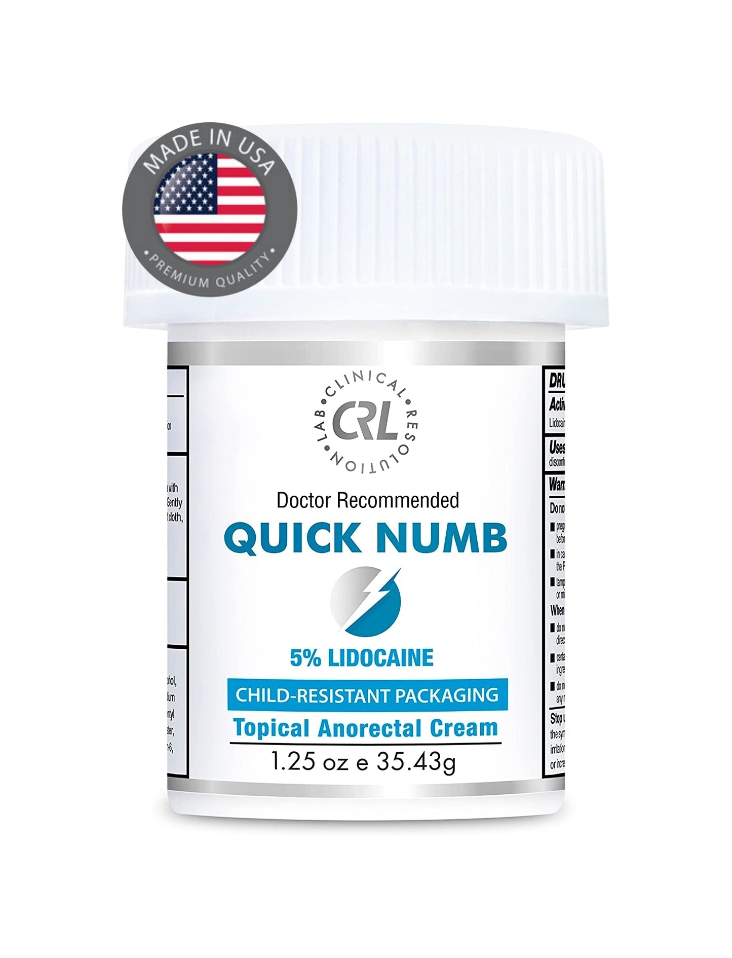 [3일특송] Quick Numb 퀵 넘 1.25oz [미국내수용정품]