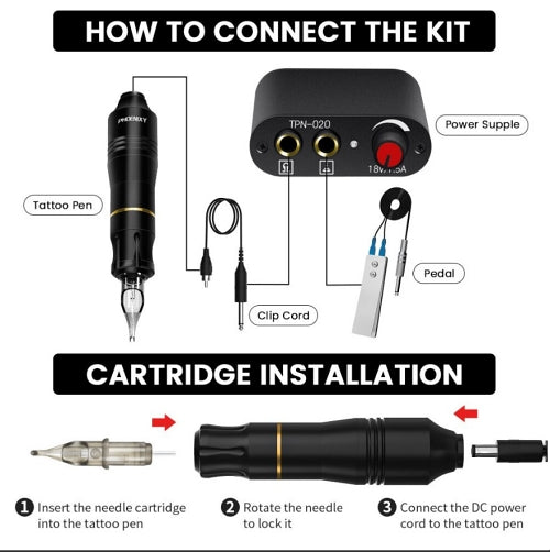 [5일특송] 타투미 로터리 타투 머신 세트 PS120