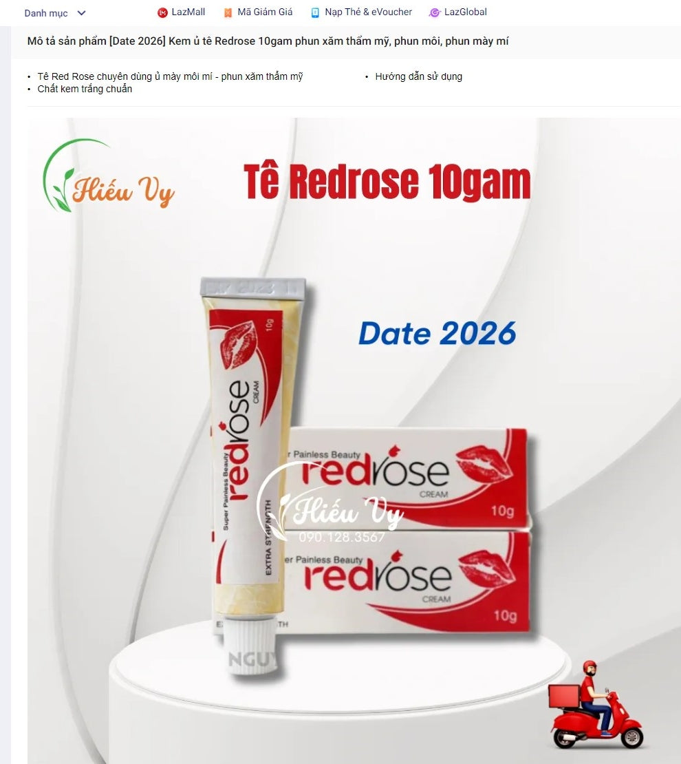 [3일특송] Red Rose 레드로즈 1,2차 마취크림
