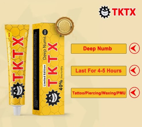 [3일특송] TKTX 40% 옐로우 타투 마취크림