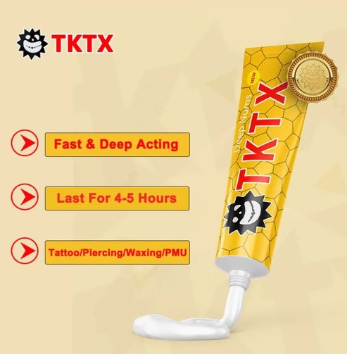 [3일특송] TKTX 40% 옐로우 타투 마취크림
