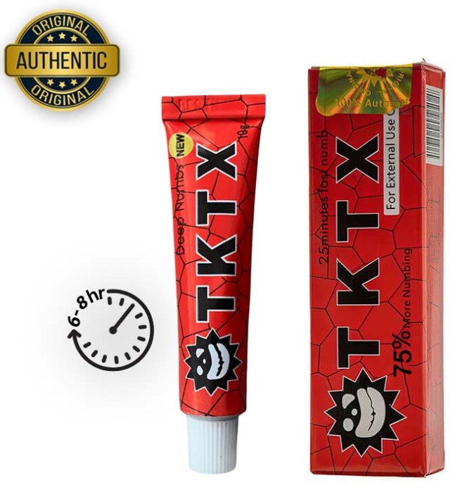 [3일특송] TKTX 75% 레드 타투 마취크림 긴시간 시술용