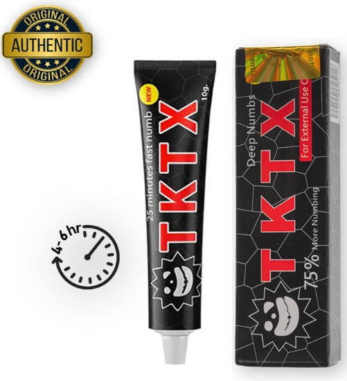 [3일특송] TKTX 75% 블랙 타투 마취크림 대형타투 피어싱 레이저