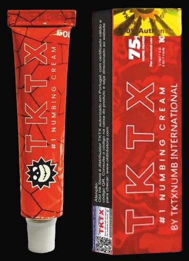 [3일특송] TKTX 75% 레드 타투 마취크림 긴시간 시술용