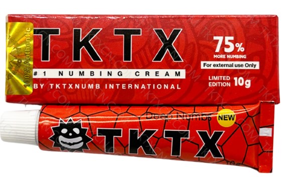 [3일특송] TKTX 75% 레드 타투 마취크림 긴시간 시술용