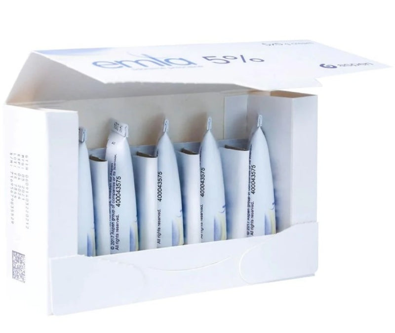 [3일특송] EMLA Cream 엠라 타투크림 5g X 5개+플라스터 12개 -독일내수용