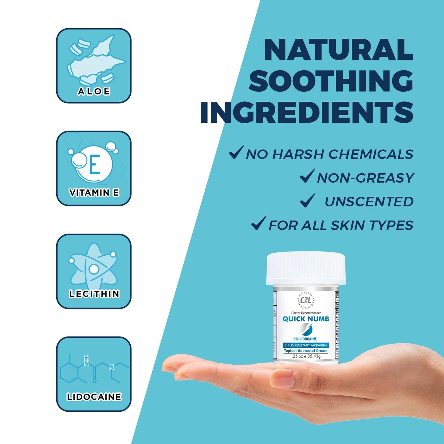 [3일특송] Quick Numb 퀵 넘 1.25oz [미국내수용정품]