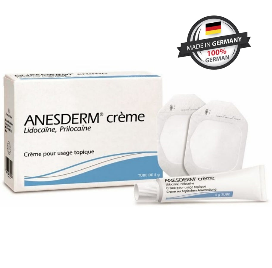 [3일특송] Anesderm Cream 아네스덤 크림 5g 1개+플라스터 2개 [독일내수용]