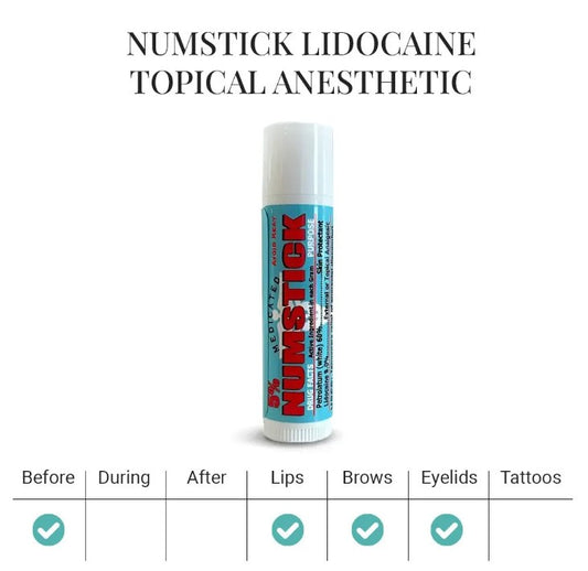 [3일특송] NUMSTICK 넘스틱 입술 아이라인 프리미엄 립스틱형 타투 문신 스틱 4g -미국내수용정품 Unit Dose