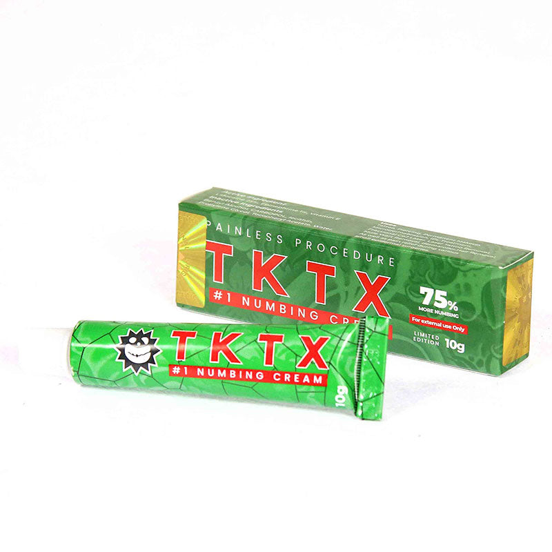 [3일특송] TKTX 75% 그린 타투 마취크림 눈썹 얼굴 미세 타투용