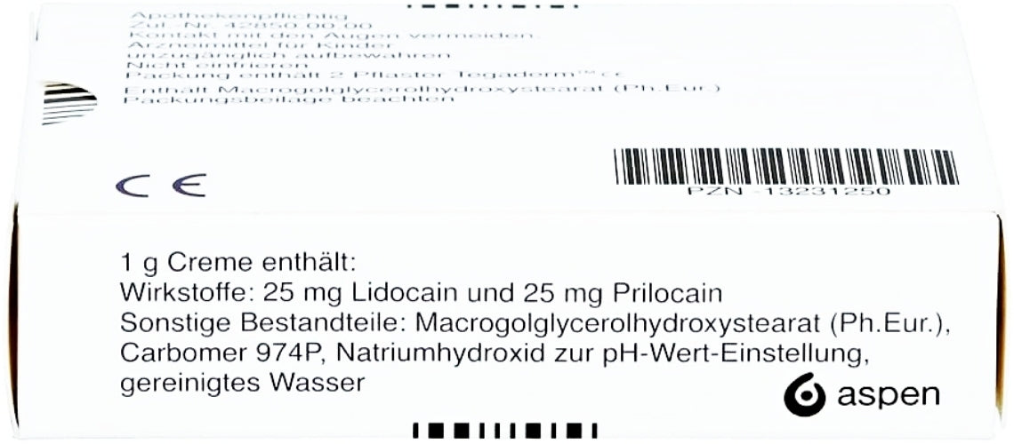 [3일특송] EMLA Cream 엠라 타투크림 5g X 5개+플라스터 12개 -독일내수용