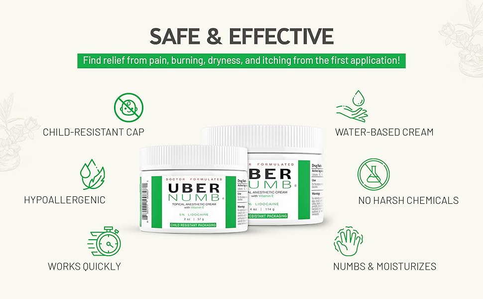 [미국정품] UBER NUMB 우버 넘 닥터 포뮬러 타투크림 2oz 미국내수용정품 5일특송